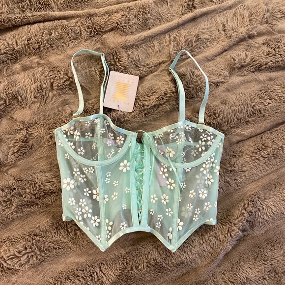 Savage x fenty puff daisy corset / bustier - Picture 3 of 14